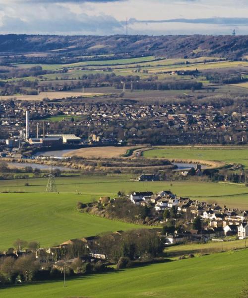 Ein schöner Blick auf die Region Kent