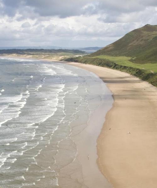 A beautiful view of Gower Peninsula