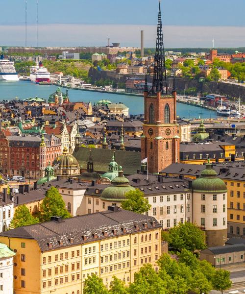 A beautiful view of Stockholm county.
