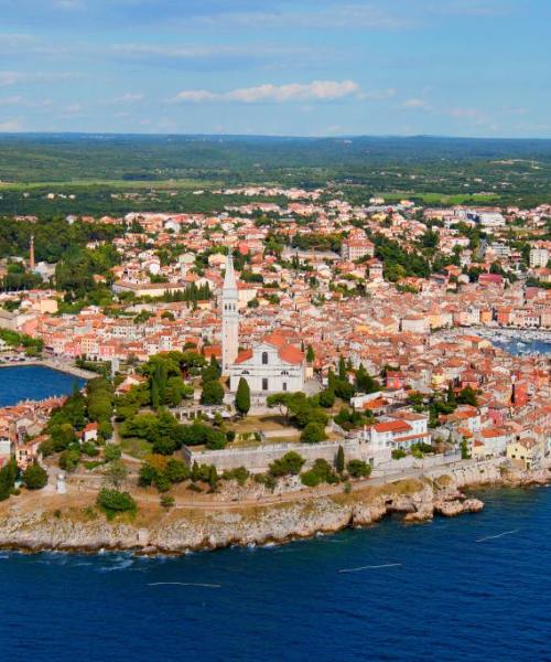 A beautiful view of Rovinj Riviera.