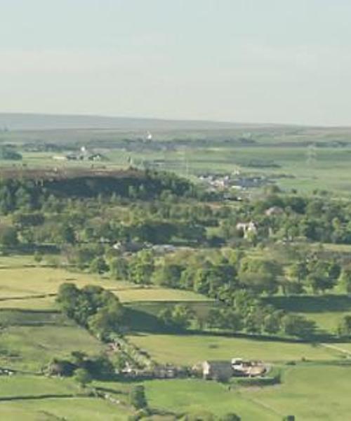 Una panoràmica bonica de West Yorkshire