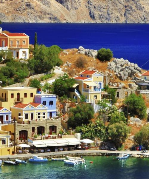 Krásný pohled na region Dodecanese