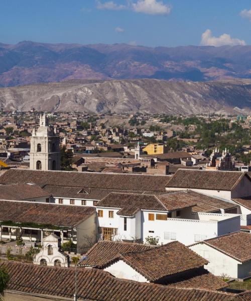 Ein schöner Blick auf die Region Ayacucho