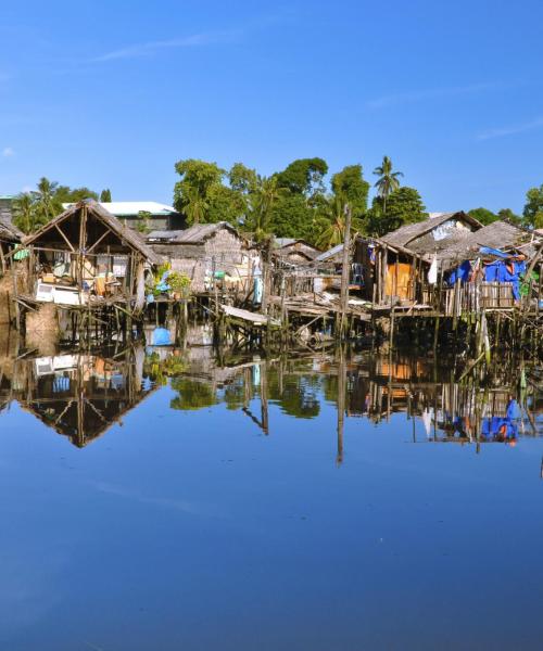 A beautiful view of Puerto Princesa .