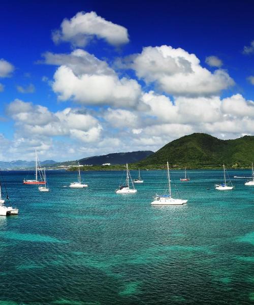 A beautiful view of Le Marin