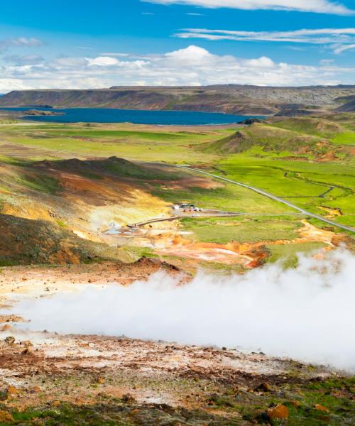 A beautiful view of Reykjanes