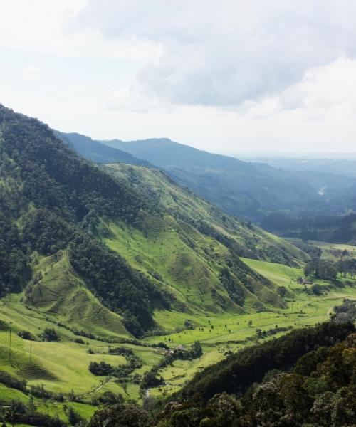 Una panoràmica bonica de Quindio