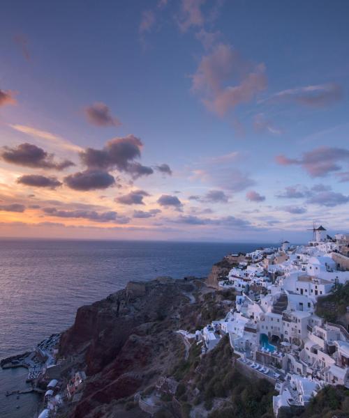 A beautiful view of Santorini Caldera.