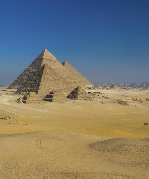 Piękny widok na region Giza Governorate