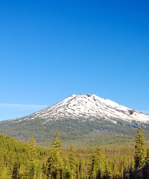 A beautiful view of Mount Bachelor