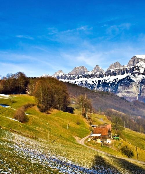 Krásný pohled na region Gstaad Saanenland