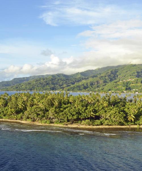 A beautiful view of Raiatea