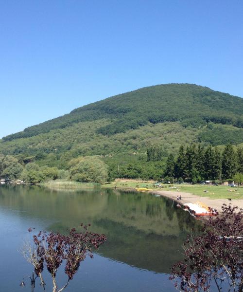 A beautiful view of Lake Vico.