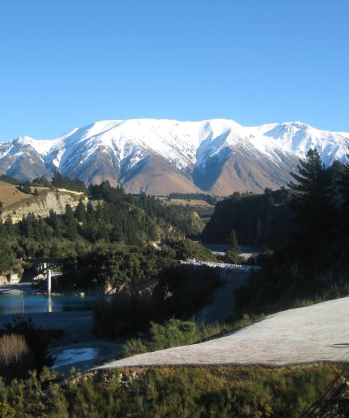 Una bonita panorámica de Mt Hutt Ski Area