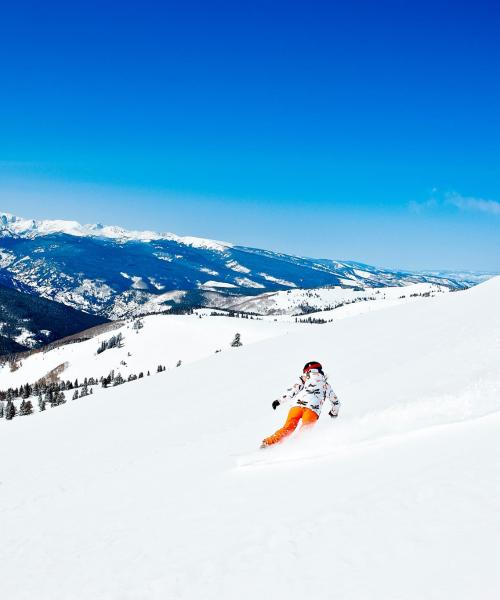 A beautiful view of Vail Ski