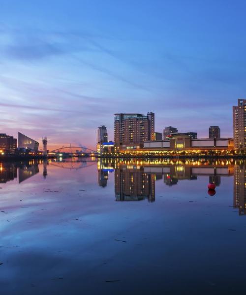 Een mooi uitzicht op Greater Manchester