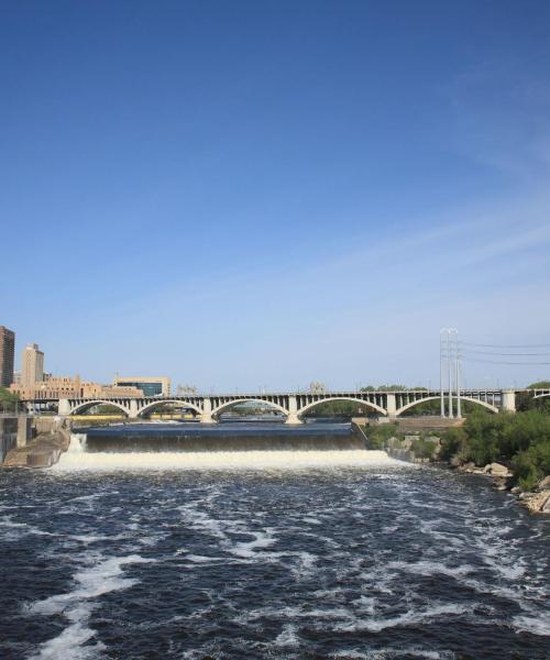 A beautiful view of Twin Cities