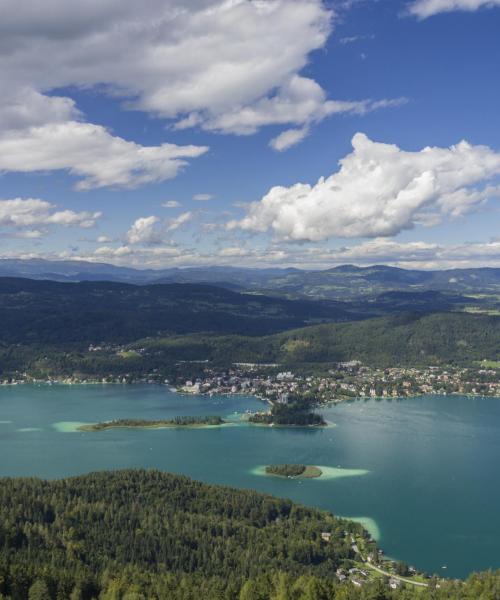 A beautiful view of Wörthersee.