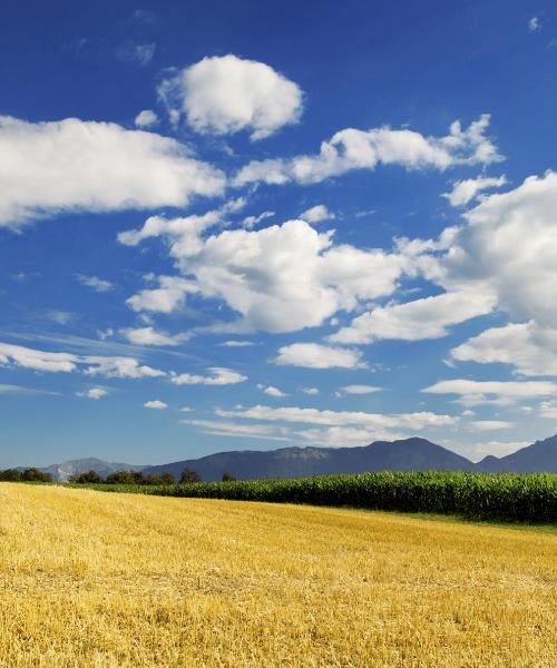 Uma bela vista de Slavonia