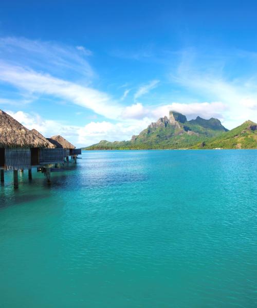 A beautiful view of Tahiti.