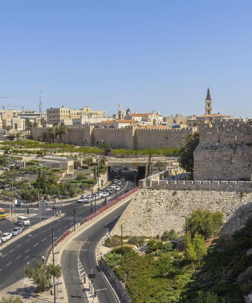 Krásný pohled na region Jerusalem District