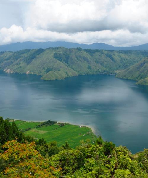 Krásný pohled na region North Sumatra