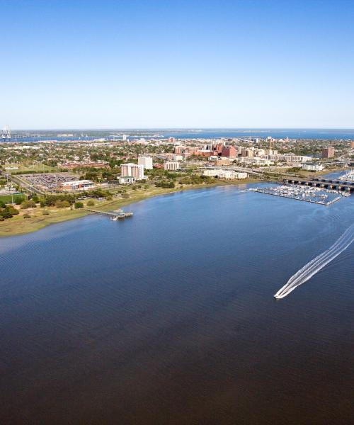 Una bella vista de Zona de Charleston