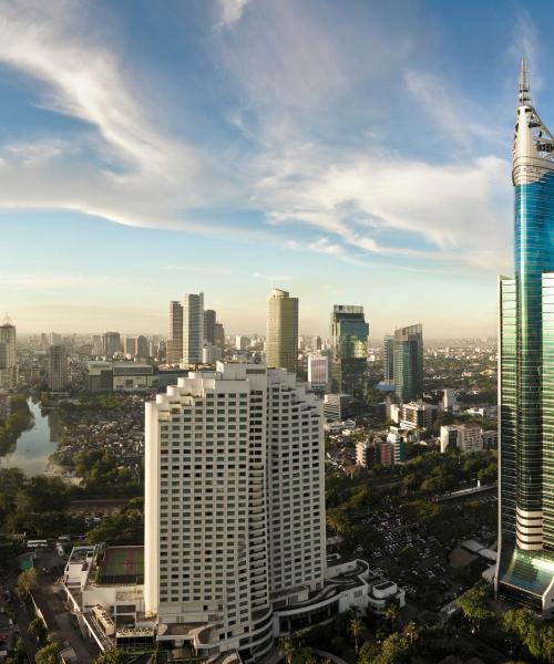 Krásný pohled na region Jakarta provincie
