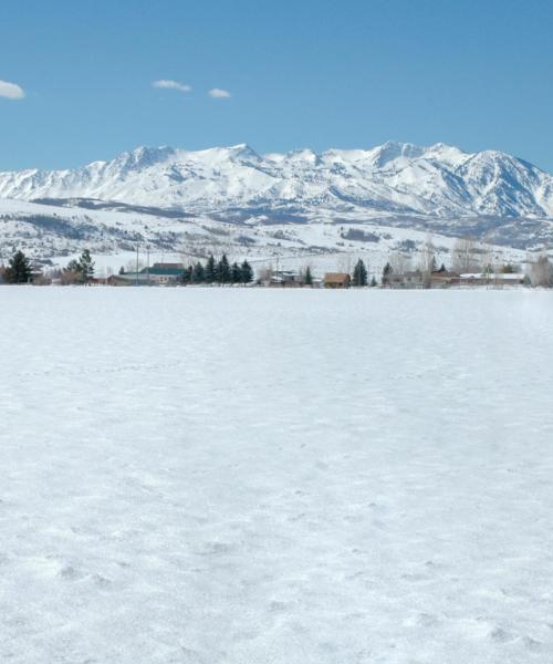 Una bella vista de Snowbasin Ski Resort