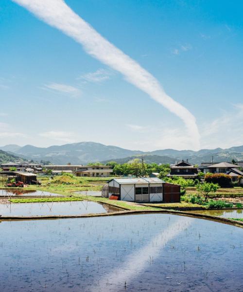 Ein schöner Blick auf die Region Oita