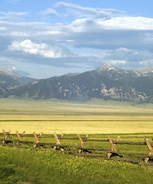 A beautiful view of Montana