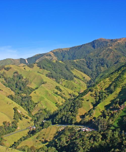 Красива гледка към региона Valle del Cauca