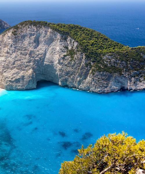 A beautiful view of Zakynthos.