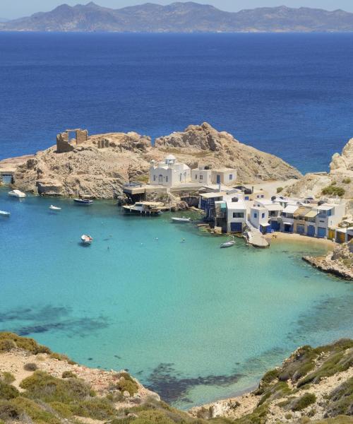 A beautiful view of Milos.