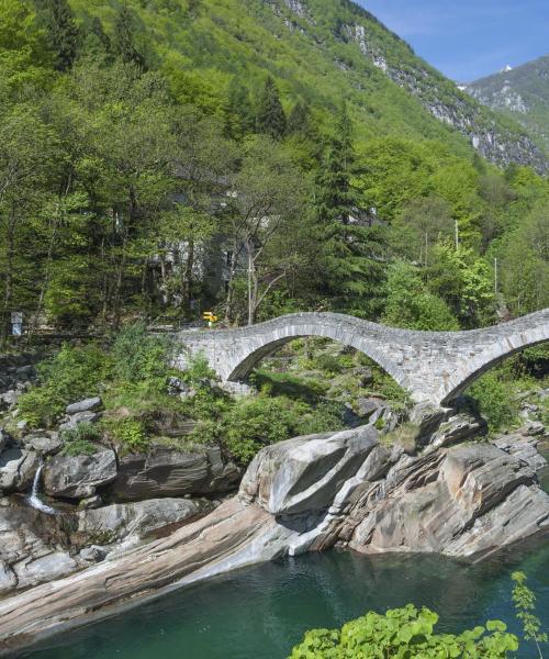 A beautiful view of Canton of Ticino