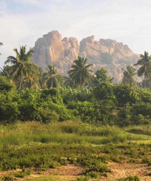 Ein schöner Blick auf die Region Karnataka