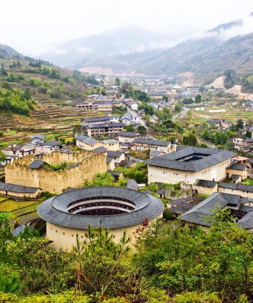 Una bonita panorámica de Fujian