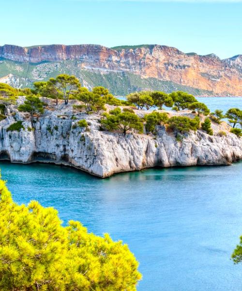 Regiooni Prantsuse Riviera kaunis vaade