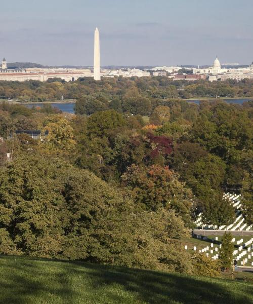 A beautiful view of Washington DC Metropolitan area.