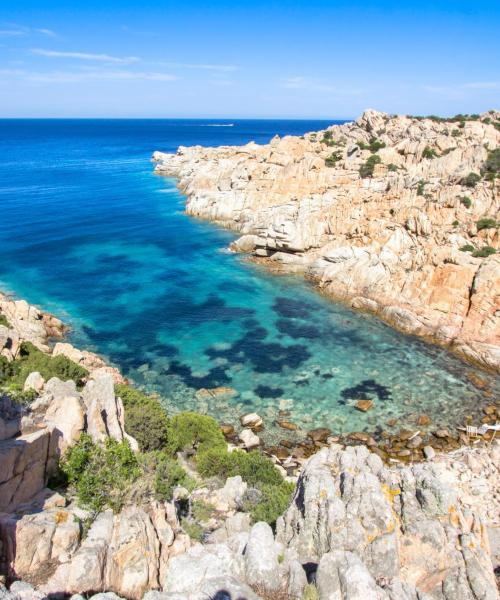 Ein schöner Blick auf die Region Sardinia North