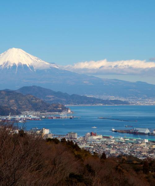 Krásný pohled na region Chubu