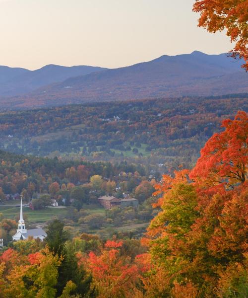 A beautiful view of New England