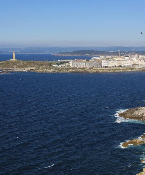 Pemandangan indah A Coruña