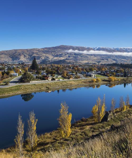 Uma bela vista de Otago