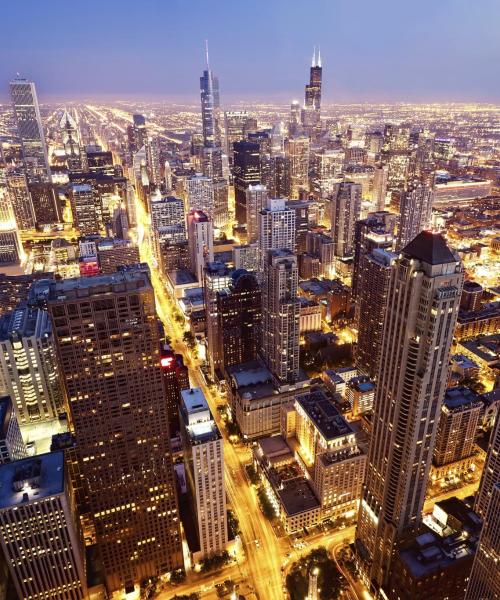 A beautiful view of Chicago Metropolitan Area