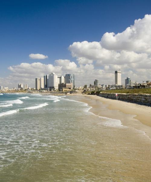 Een mooi uitzicht op Tel Aviv en omgeving