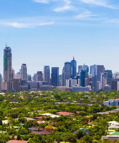 Een mooi uitzicht op Metro Manila