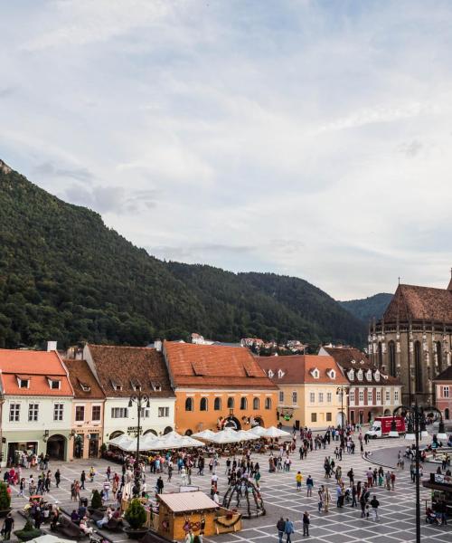 Ein schöner Blick auf die Region Brasov