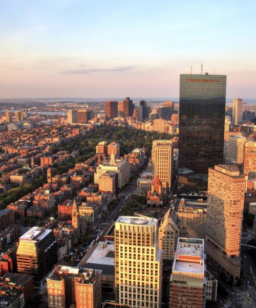 A beautiful view of Boston Metropolitan Area