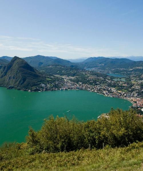 A beautiful view of Lugano Region